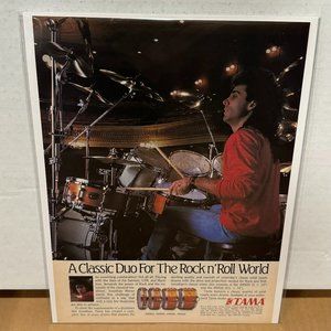 Jonathan Mover - TAMA DRUMS - 1989 Vintage Print Advertisement